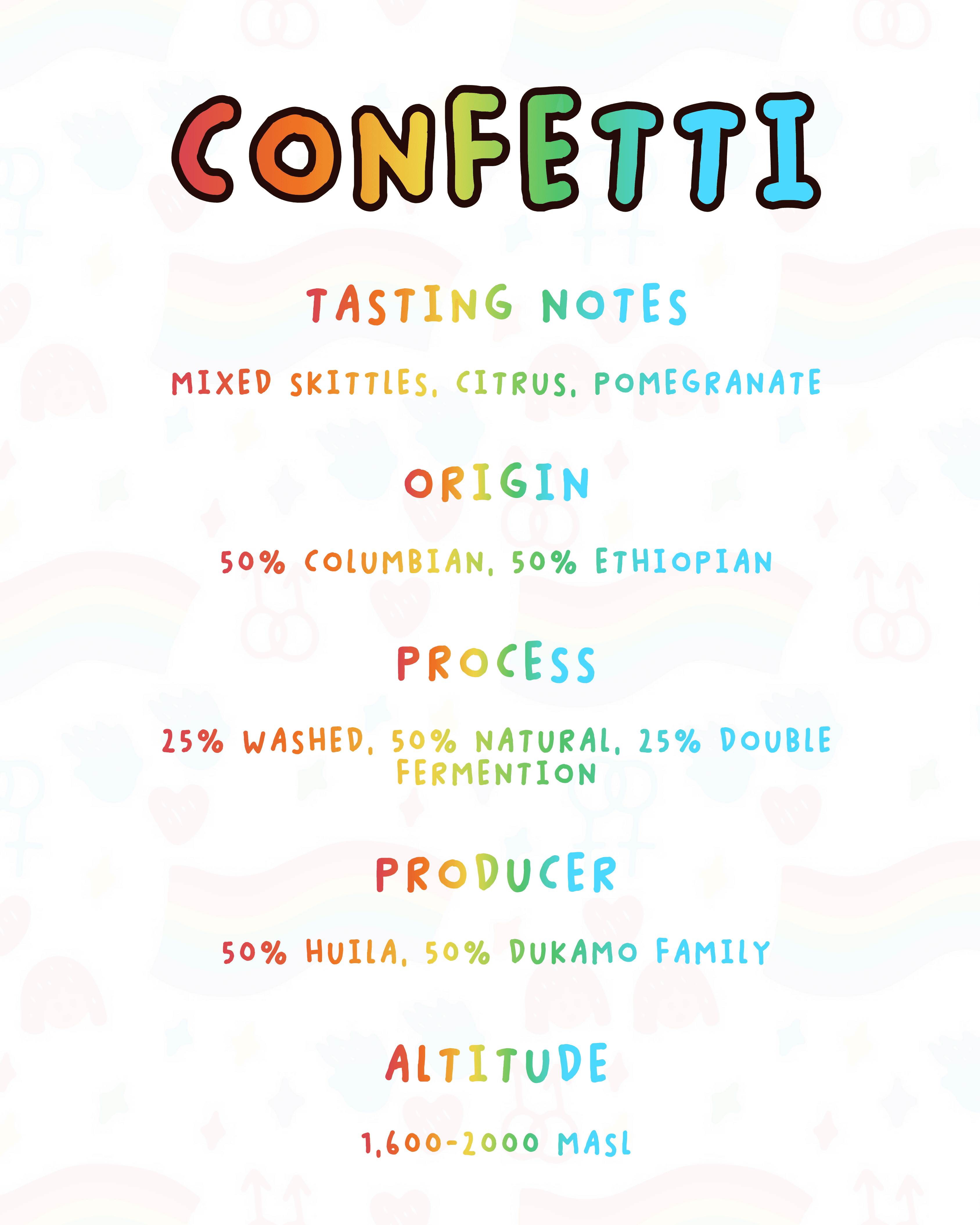 Confetti tasting notes